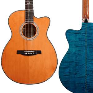 PRS SE A50E Blue Matteo Acoustic Guitar - Solid Sitka Spruce Top / Bone Nut & Saddle / Fishman GT1 - £499.99 Delivered @ GuitarGuitar