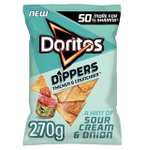 Doritos Dippers Hint of Sour Cream & Onion Sharing Tortilla Chips 270g @ Tesco Huddersfield