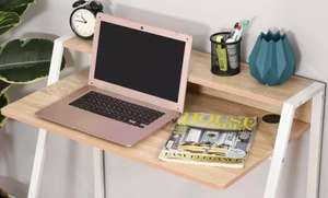 HomCom Two-tier small desk £30.90 + TCB @ Groupon MHstar UK Ltd. - UK Mainland