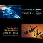 Hisense 55U7HQTUK 55" 600-nit 4K HDR10+ and 120Hz Dolby Vision IQ ULED Smart TV, HDMI 2.1, FreeSync Certificated (2022 NEW) £479 @ Amazon