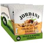 Jordans Granola Raisin and Almond | Breakfast Cereal | High Fibre | 4 PACKS of 750 g £13.30 / £4.90 with 50% voucher S&S