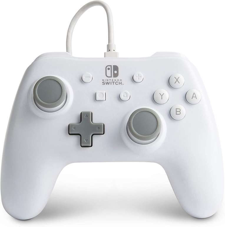 PowerA Wired Controller for Nintendo Switch - White - £13.90 @ Amazon (Prime Exclusive Deal)
