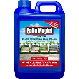 Patio Magic! 16491 Concentrate: Ideal for Patios, Paths and Driveways (Kills Algae and Lichens), 2.5 Litres
