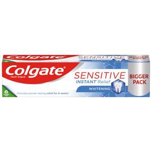Colgate Sensitive Instant Relief Whitening Toothpaste - 100ml (NOT 75ml) - B&M Stores
