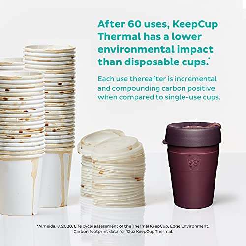 KeepCup Thermal Stainless Steel Vacuum Sealed Cup 12oz Alder £10.30 @ Amazon