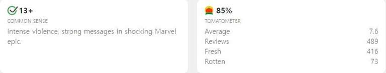 Avengers: Infinity War [4K Ultra HD + Blu-ray] - £6.99 Delivered @ jimbobsjoblots / eBay