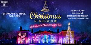 30% off London Christmas Light Trails at Kenwood/Eltham palace