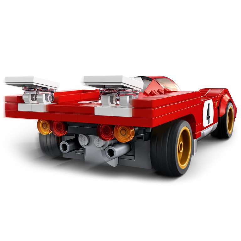 LEGO Speed Champions 1970 Ferrari 512 M Sports Red Race Car Toy, Collectible Model Building Set with Racing Driver Minifigure 76906