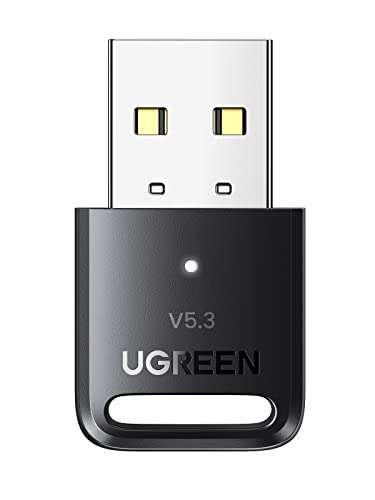 UGREEN V5.3 USB Bluetooth Adapter for PC Laptop, Plug and Play Bluetooth Dongle For Controller, Headset, Phone, Mouse etc. @ UGREEN / Amazon