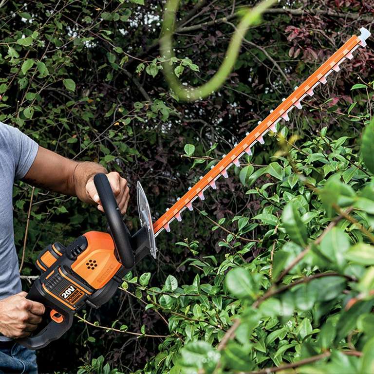 WORX WG284E 20V DUAL Battery X2 18V BATTERY/DUAL CHARGER Cordless Hedge Trimmer - £104.49 With code (UK Mainland) @ Worx / eBay
