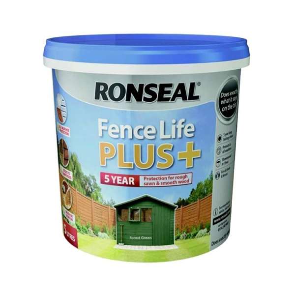 Ronseal Fence Life Plus 5L Various Colours. Free C&C