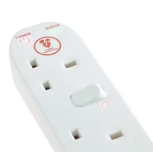 Masterplug 13A 4-gang Switched Surge-protected Extension Lead 1M (Free C&C)