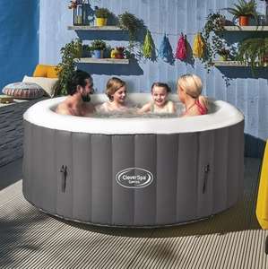 CleverSpa Cannes Grey Inflatable Hot Tub: 4 Person Round £169 delivered @ CleverSpa