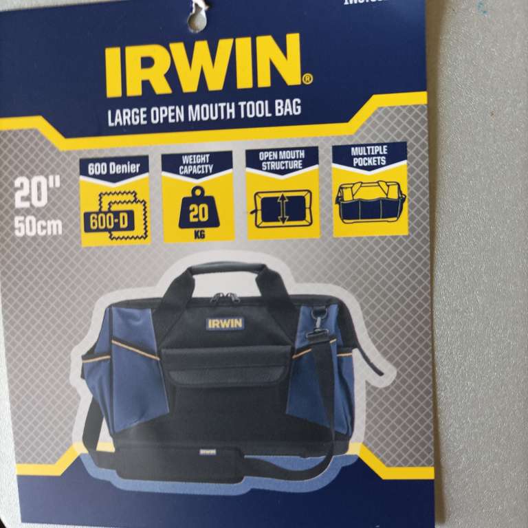 Irwin 20" tool bag - Glasgow