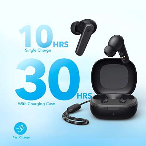 soundcore by Anker P20i True Wireless Earbuds / Headphones, Bluetooth 5.3, 30H Playtime, IPX5 £20.99 With Voucher @ AnkerDirect / Amazon