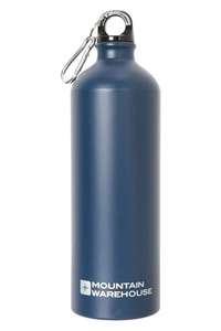 1L Matt Finish Water Bottle with Karabiner (4 Colours) - W/Code