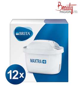 12 x BRITA Maxtra+ Plus Water Filter Jug Replacement Cartridges Refills UK Pack (with code) - sold by Beautymagasin