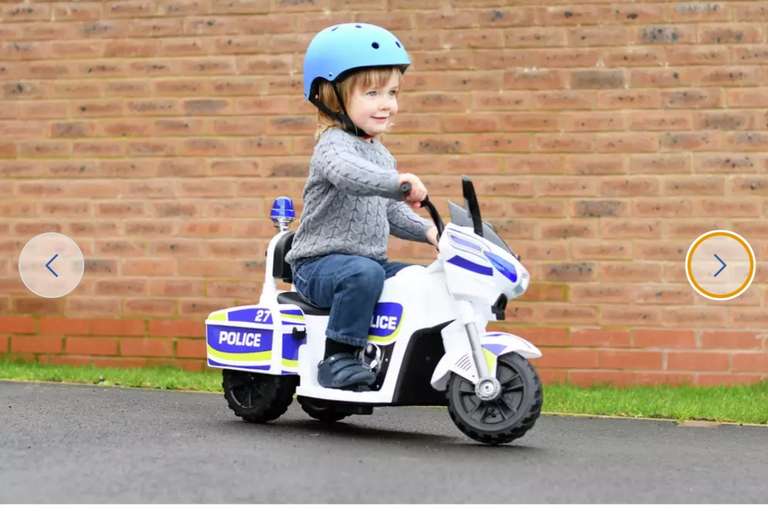EVO Powered Police Bike 6V Powered Vehicle £40 Free Click & Collect @ Argos