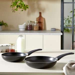 Set of 2 Black Frying Pans - £7.50 Click & Collect @ Dunelm