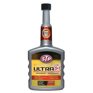 STP Ultra 5 in 1 Petrol System Cleaner 400ml, Restores Power and Protects your Engine, Enhances Fuel Economy