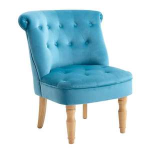 Emily Occasional Blue Chair - £35 / Berber Occasional Chair £45 Free Click & Collect @ Homebase