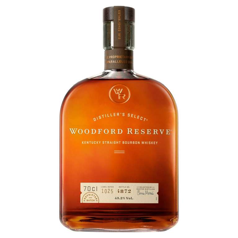Woodford Reserve 70cl bourbon whiskey (Nectar Price)
