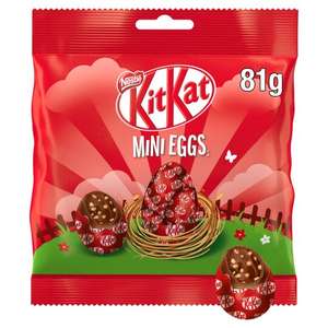 Kitkat mini eggs 81g 25p @ B&M Stechford Retail Park