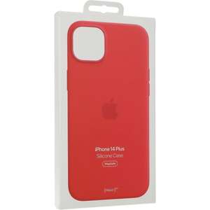 iPhone 14 Plus Silicone Case Product Red - Douglas Isle of Man