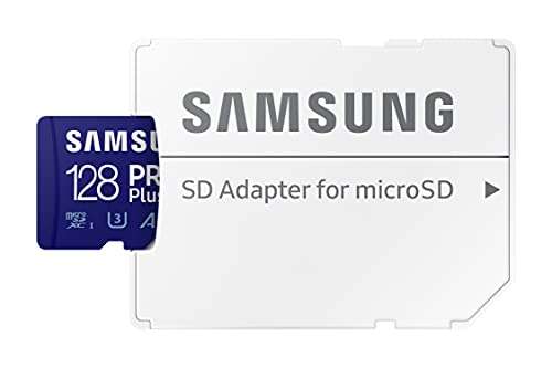 Samsung PRO PLUS 128GB micro SD card, Blue - £12.99 @ Amazon