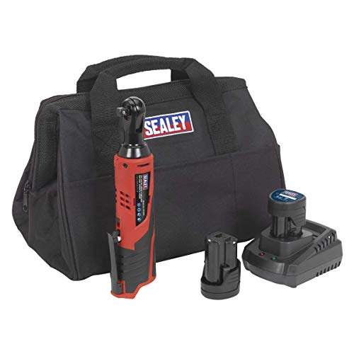Sealey CP1202KIT 12V SV12 Series 3/8"Sq Drive Ratchet Wrench Kit - 2 Batteries £74.10 at Amazon