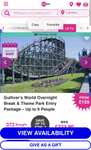 Gulliver’s World Overnight Break & Theme Park Entry Package – Up to 6 People