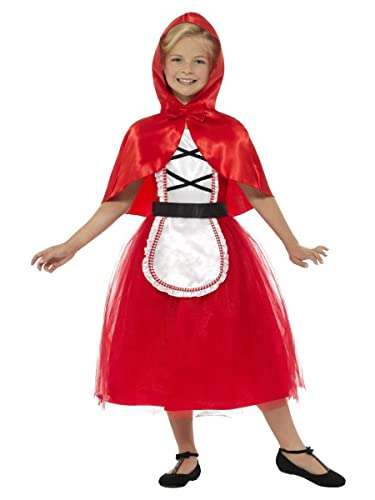 Smiffys Deluxe Red Riding Hood Costume, S - 4-6 years
