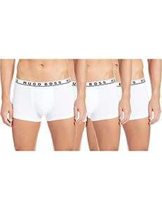 BOSS Men's Boxershorts (Pack of 3) White - Sizes S/M/L £18 @ Amazon