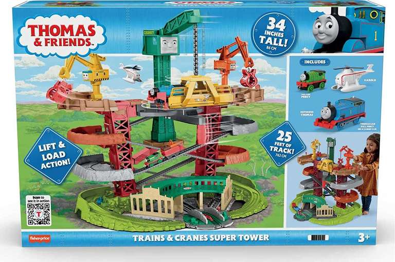 Thomas & Friends Trains & Cranes Super Tower Track Set is £60 Delivered @ Amazon