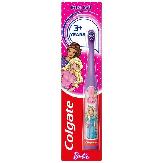 Colgate Kids Battery Toothbrush Barbie £4 Clubcard Price @ Tesco