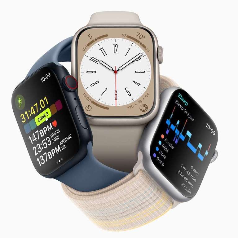 Apple Watch Series 8 GPS 41mm all colours available £369 at Argos with free click and collect