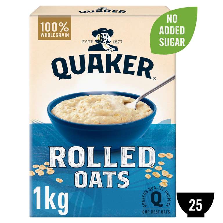 Quaker Porridge Oats 1kg Nectar Price