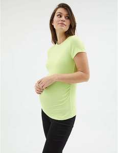Maternity Lime Green Viscose T-Shirt - George - Free C&C