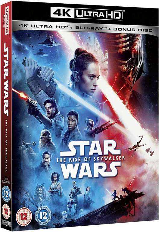 Star Wars The Rise of Skywalker 4K UHD + Blu-ray £7.65 delivered @ infinity_media / eBay