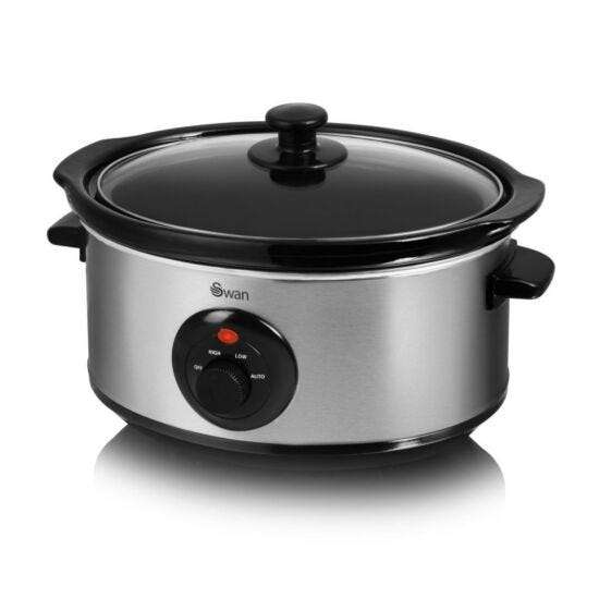 Swan SF17020N Stainless Steel 3.5L Slow Cooker - Silver - £24.99 (Free Collection / £4.95 Delivery) @ Robert Dyas