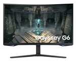 Samsung Odyssey G6 LS32BG650EUXXU (G65B) 32" Gaming Monitor/Smart 'TV', 2560x1440, 240Hz, VA, HDR600, 1000R curve, speakers - with code