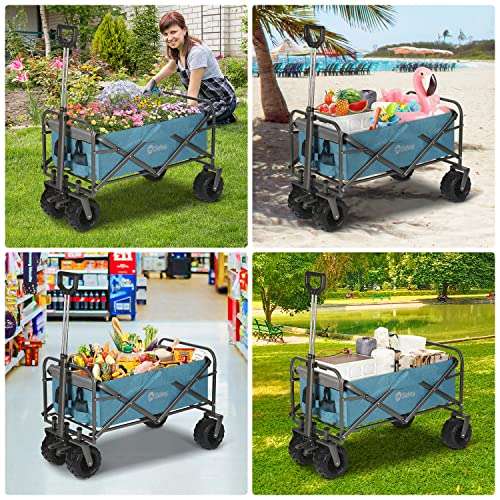 Sekey Folding Wagon with 220LBS Larger Capacity (several colours) £99.99 Dispatches from Amazon Sold by Uking Online