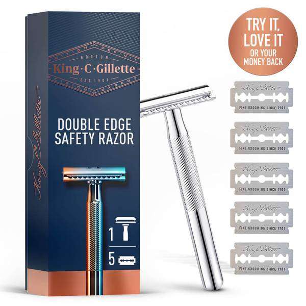 King C. Gillette Double Edge Safety Razor & 5 blades £10 +Free P&P (registration required)