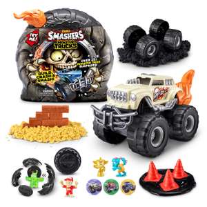 Smashers Monster Truck Surprise by ZURU, Skeleton Screecher, Boys, With 25 Surprises, Collectible Monster Truck Surprise Skeleton Screecher