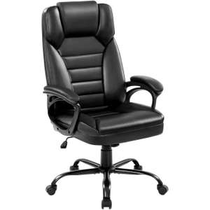 Yaheetech Executive Office Chair PU Leather with voucher sold and FB Yaheetech
