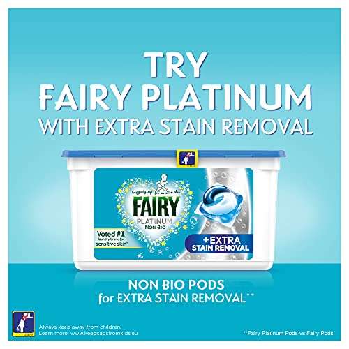 Fairy Non Bio Washing Pods 108 Washes - £20 / £19 Subscribe & Save @ Amazon