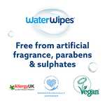 WaterWipes Original Plastic Free Baby Wipes, 720 Count (12 packs), £16.97 on S&S + Voucher