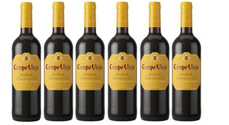 Campo Viejo Rioja X6 75cl bottles with voucher