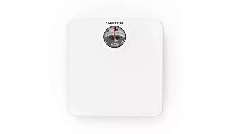 Salter Magnifying Mechanical Bathroom Scales - White £8.25 + Free click & collect @Argos