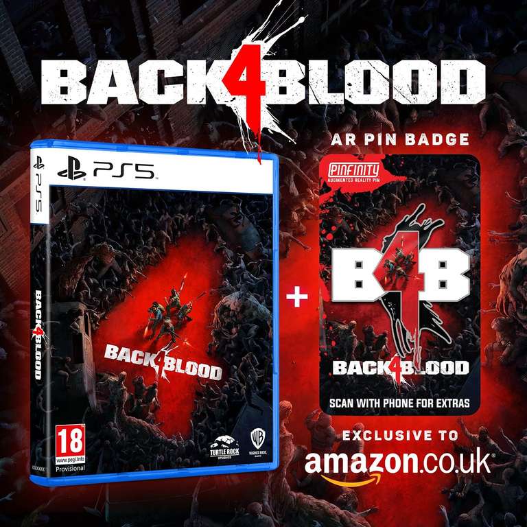 Back 4 Blood: Includes AR Badge (PS5)